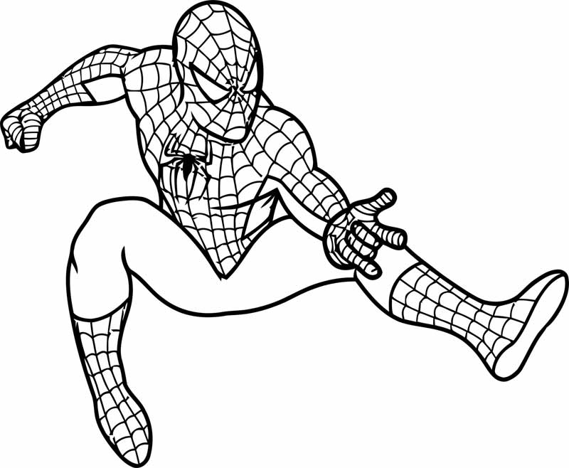 Spider Man kolorowanki